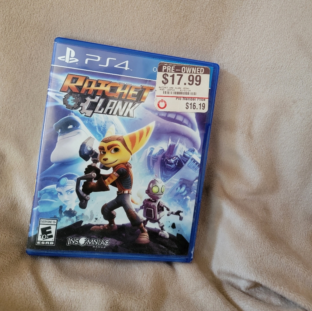 PS4 Video Game Ratchet and Clank Pre-owned